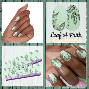 Retired Color street long lasting nail polish Leaf of faith
